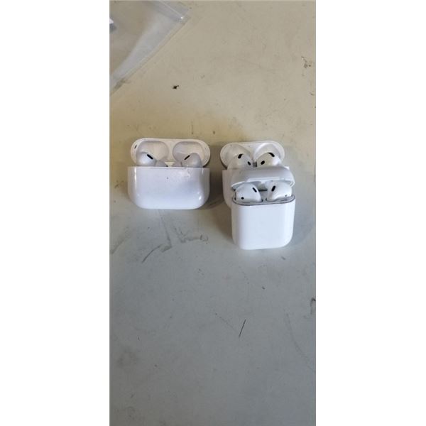 3 PAIR OF LOST PROPERTY AIRPODS UNKOWN CONDITION