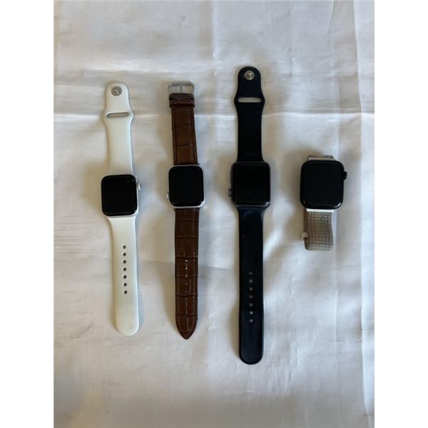4 APPLE WATCHES, UNTESTED FOR PARTS