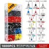 Image 1 : NEW 1800PC WIRE FERRULE TERMINALS KIT 22AWG-7AWG