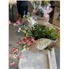 Image 1 : 2 BOXES OF NEW FAKE FLORALS