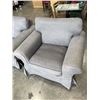 Image 3 : PAIR OF IKEA FABRIC GREY ARMCHAIRS