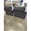 Image 4 : PAIR OF IKEA FABRIC GREY ARMCHAIRS