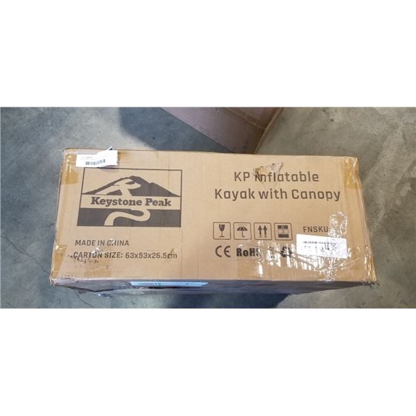 KEYSTONE PEAK INFLATABLE KAYAK WITH CANOPY
