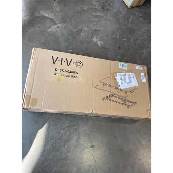 VIVO WHITE DESK RISER