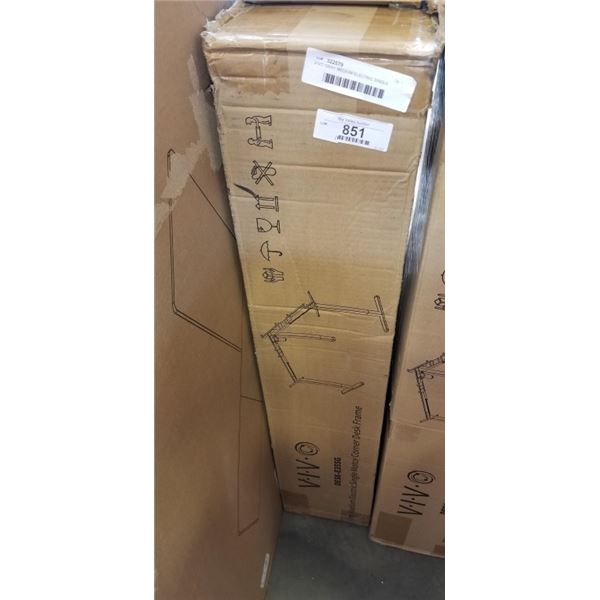 VIVO GRAY MEDIUM ELECTRIC SINGLE MOTOR CORNER DESK FRAME