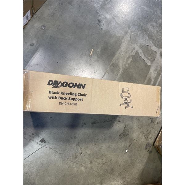 DRAGONN BLACK KNEELING CHAIR WITH BACK SUPPORT