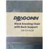 Image 2 : DRAGONN BLACK KNEELING CHAIR WITH BACK SUPPORT