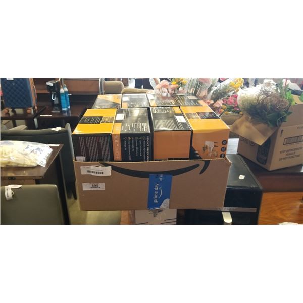 CASE OF NEW EDISON LIGHT BULBS