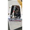 Image 1 : BOX OF EXTENSION CORDS AND POWER CABLES