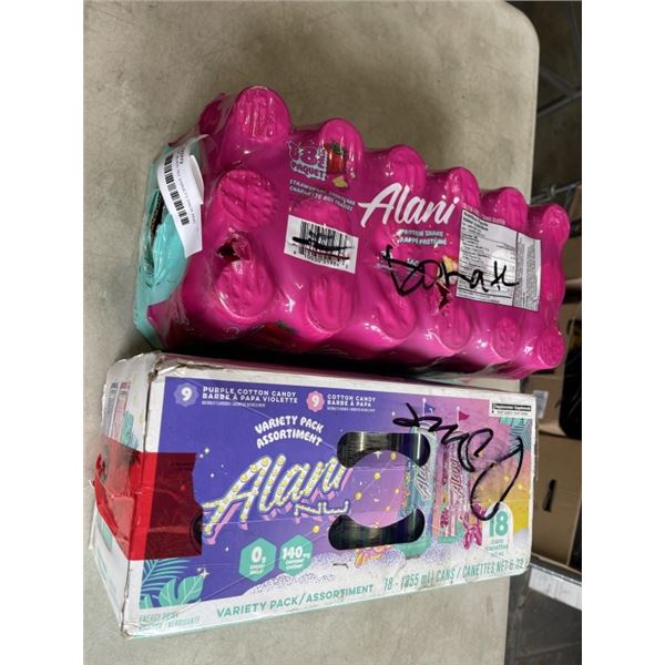 CASE OF ALANI NU VARIETY PACK AND ALANI NU PROTEIN SHAKES