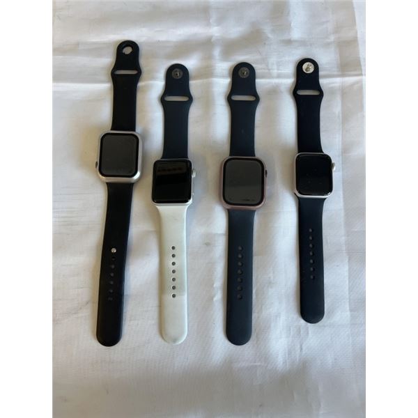 4 APPLE WATCHES, UNTESTED FOR PARTS