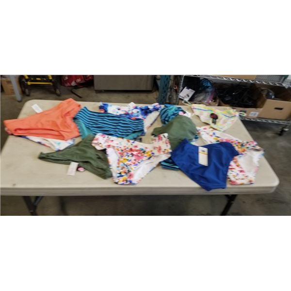 LOT OF BRAND NEW LADIES BATHING SUITS SIZE SMALL