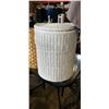 Image 4 : 2 OUTDOOR WICKER PLANTER POTS