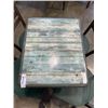 Image 6 : PUB TABLE WITH 4 GREEN CHAIRS