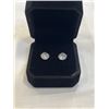 Image 2 : NEW PLATINUM PLATED 2.0CT EACH SIMULATED DIAMOND (CZ) STUD EARRINGS