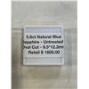 Image 3 : 5.6CT NATURAL BLUE SAPPHIRE, UNTREATED, OVAL CUT - RETAIL $1800