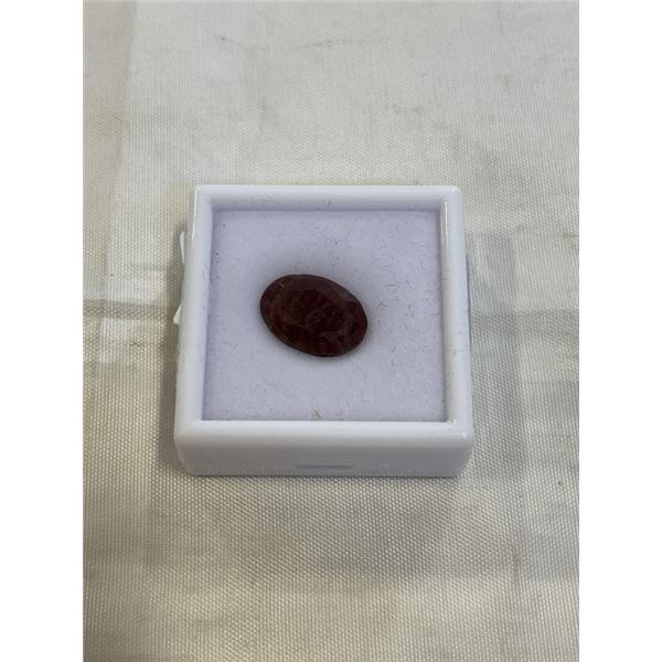 10.6CT NATURAL RUBY, UNTREATED, OVAL CUT - RETAIL $2540