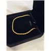 Image 3 : NEW 14K GOLD PLATED 2.0MM TWISTED ROPE NECKLACE 23" LONG