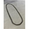 Image 2 : NEW PLATINUM PLATED 7.0MM CUBAN LINK NECKLACE 19.5" LONG