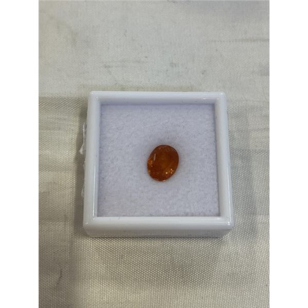 5.0CT NATURAL YELLOW SAPPHIRE, UNTREATED, OVAL CUT - RETAIL $1100