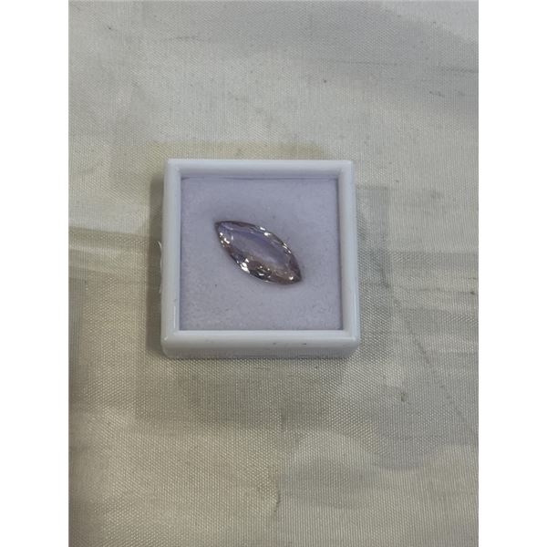 9.1CT NATURAL PINK AMETHYST, UNTREATED, MARQUISE CUT - RETAIL $680
