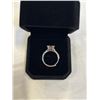 Image 5 : NEW S925 2.0CT PRINCESS CUT MOISSANITE STONE CHANEL RING, RESIZEABLE, OUNTED IN 925 STERLING SILVER 