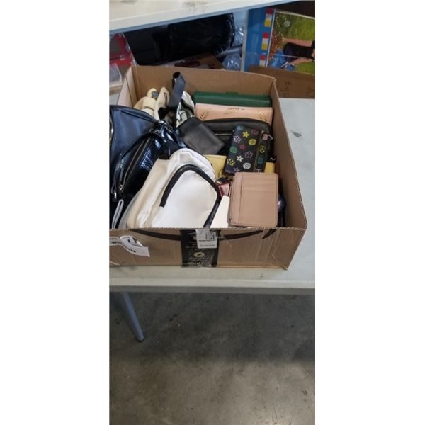 LARGE LOT OF ASSORTED WALLETS, ID HOLDERS ETC
