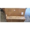 Image 1 : VIVO WHITE LARGE ELECTRIC SINGLE MOTOR CORNER DESK FRAME AND WHITE 75" X 63" CORNER TABLE TOP