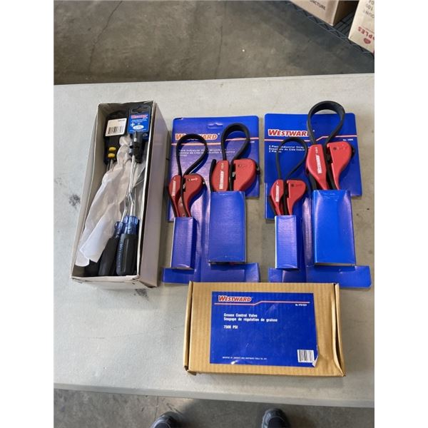 CASE OF 12 NEW WESTWARD #1 PHILLIPS SPEED SCREWDRIVER 6 INCH SHANK SCREWDRIVERS, NEW GREASE CONTROL 