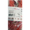 Image 2 : HEAVY DUTY 100 FOOT ORANGE EXTENSION CORD. 12AWG/3C