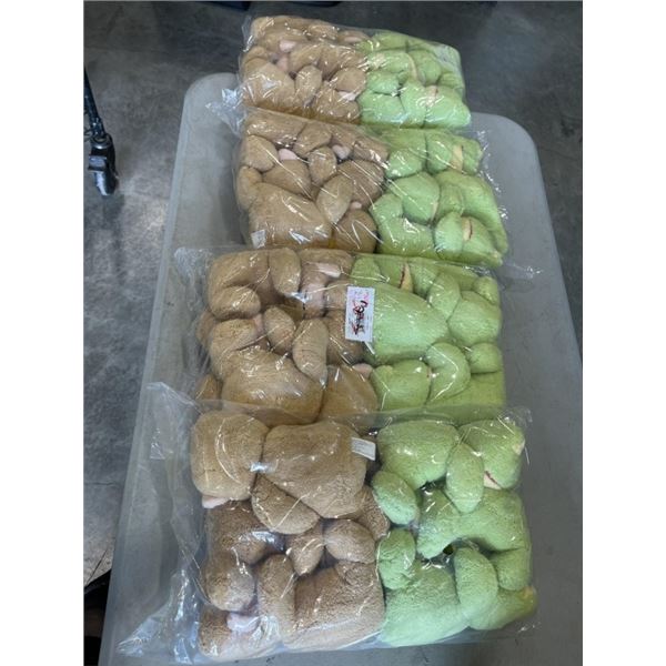 4 PACKS OF 12 NEW PLUSH TOYS