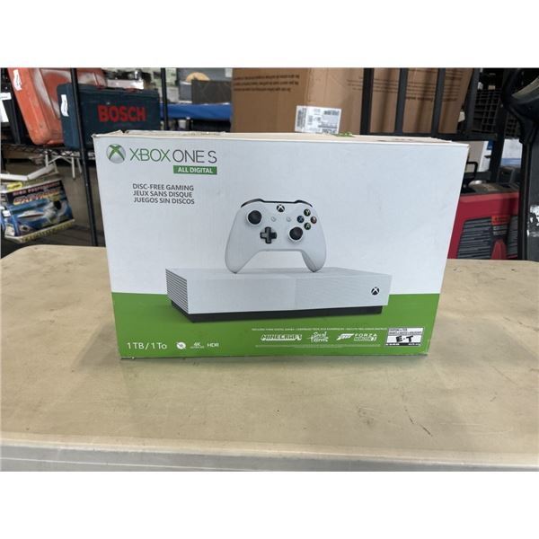 XBOX ONE S ALL DIGITAL, UNTESTED