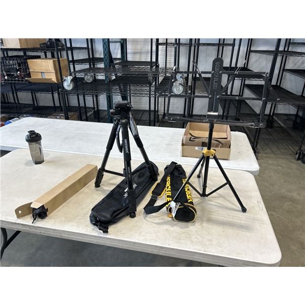 3 TRIPOD STANDS