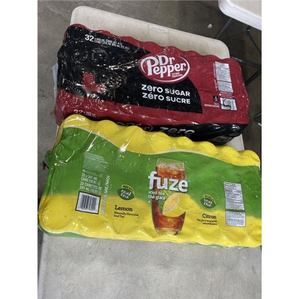 2 - 32 PACKS OF FUZE ICE TEA DRINKS, SOME MISSING