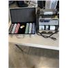 Image 1 : ELECTRIC MONEY COUNTER AND CASED POKER CHIP SET, PARTIAL