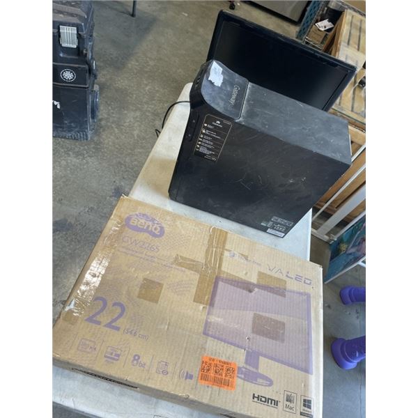 GATEWAY COMPUTER W/ 2 MONITORS