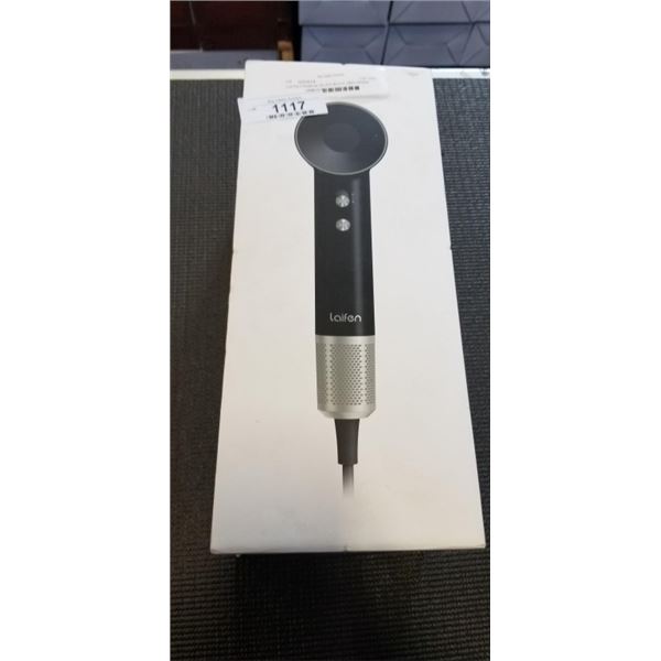 LAIFEN PREMIUM SILVER BLACK HAIR DRYER - TESTED WORKING, RETAIL $219