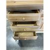 Image 2 : WOODEN 7 DRAWER 1 DOOR DRESSER MADE IN USA