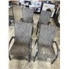 Image 1 : SET OF 4 STACKING PATIO CHAIRS