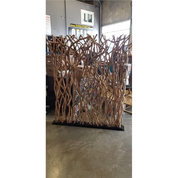 60" X 72" DRIFT WOOD ROOM DIVIDER