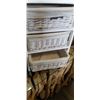 Image 2 : WHITE 4 DRAWER STORAGE UNIT WITH WOODEN FRAME