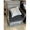 Image 3 : 4 PIECE SOLID PATIO SET - 2 CHAIRS, LOVE SEAT, AND COFFEE TABLE