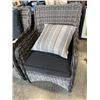 Image 4 : 4 PIECE SOLID PATIO SET - 2 CHAIRS, LOVE SEAT, AND COFFEE TABLE