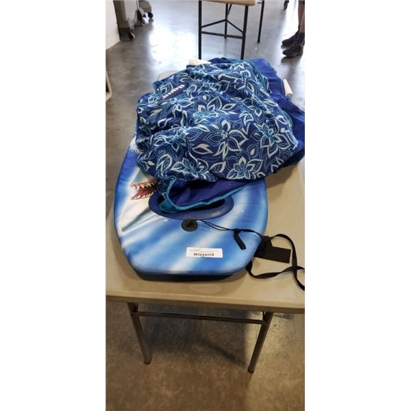 2 AQUA POOL LOUNGERS AND SHARK BOARD