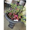Image 4 : 3 PLANTER POTS W/ GRASSES AND FLOWERS