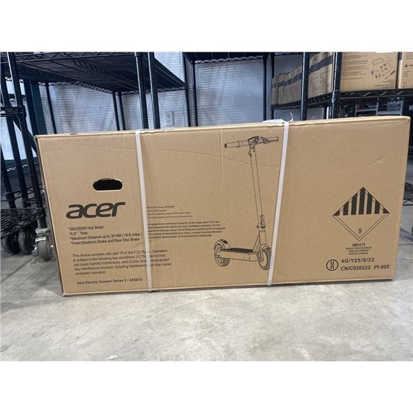 BRAND NEW ACER ELECTRIC SCOOTER W/ CHARGER