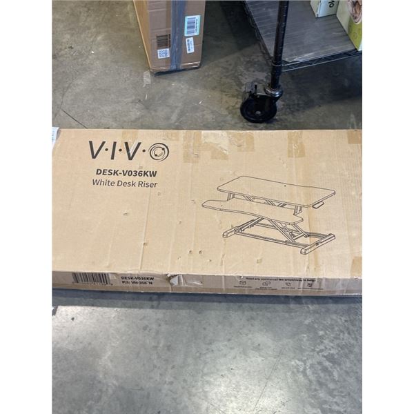 VIVO WHITE DESK RISER