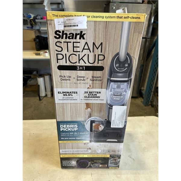 SHARK STEAM PICKUP 3-IN-1 STEAM STICK MOP - TESTED WORKING, RETAIL $229