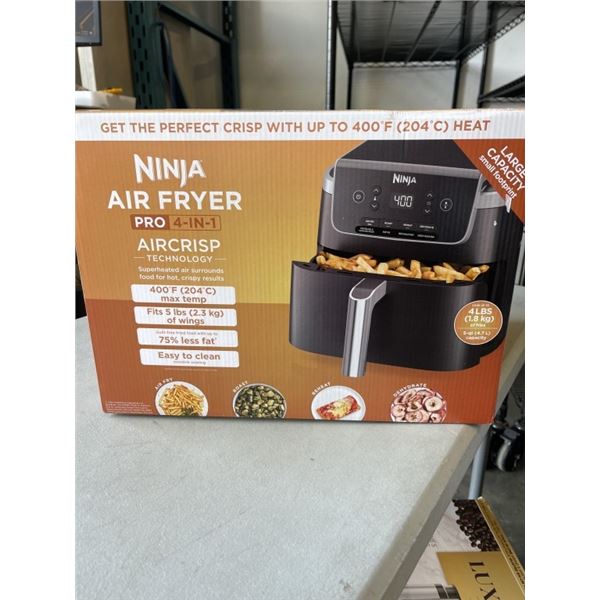 NINJA 4-IN-1 5QT AIR FRYER PRO - TESTED WORKING, RETAIL $249