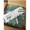Image 2 : HEAVY DUTY 200 FOOT GREEN EXTENSION CORD. 10AWG/3C